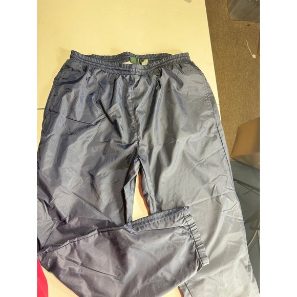 Bert Pulitzer Collectors Edition Womens Navy Nylon Track Pants Elastic Waist L - Picture 8 of 8